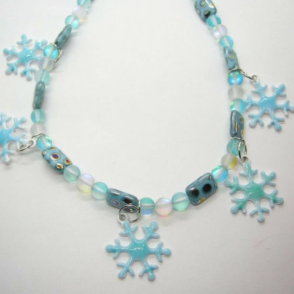 FROZEN Winter Wonderland Christmas Necklace for Woman,Necklace for Christmas - Picture 1 of 7
